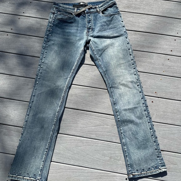AMIRI Light Blue Men's Straight Jeans